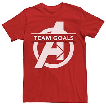 Men's Marvel Avengers Endgame Team Goals Logo Graphic Tee