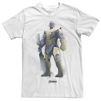 Men's Marvel Avengers Endgame Thanos Spray Paint Graphic Tee