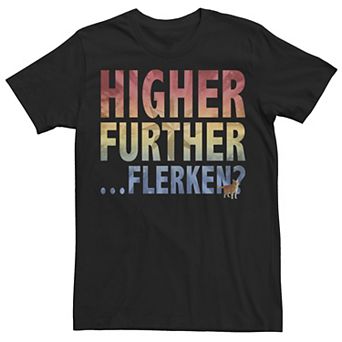 Men's Marvel Captain Marvel Goose Higher Further Flerken? Logo Fill Graphic Tee