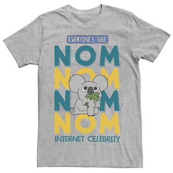 Men's Cartoon Network We Bare Bears Nom Nom Internet Celebrity Graphic Tee