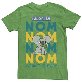 Men's Cartoon Network We Bare Bears Nom Nom Internet Celebrity Graphic Tee