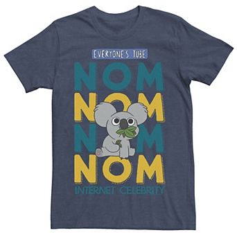 Men's Cartoon Network We Bare Bears Nom Nom Internet Celebrity Graphic Tee