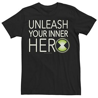 Men's Ben 10 Unleash Your Inner Her Logo Graphic Tee