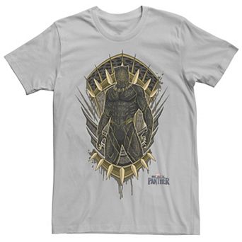 Men's Marvel Black Panther Movie Killmonger Jaguar Crest Graphic Tee