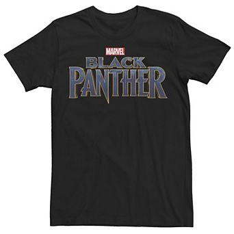 Men's Marvel Black Panther Movie Title Logo Graphic Tee