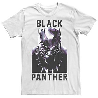 Men's Marvel Black Panther Avengers Stare Collegiate Graphic Tee