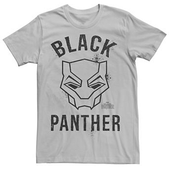 Men's Marvel Black Panther Movie Collegiate Graffiti Mask Graphic Tee