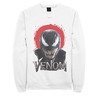 Men's Marvel Venom Red Splatter Halo Graphic Fleece Pullover