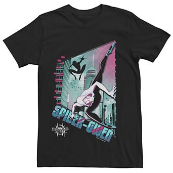 Men's Marvel Spiderverse Spider-Gwen City Pose Graphic Tee