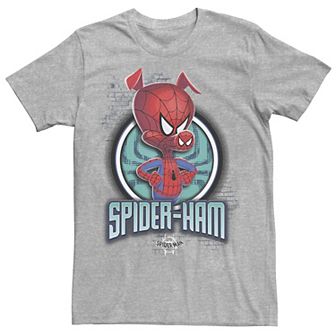 Men's Marvel Spiderverse Spider-Ham Pose Graphic Tee