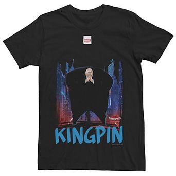 Men's Marvel Spider-Man: Into The Spider-Verse Kingpin Portrait Graphic Tee