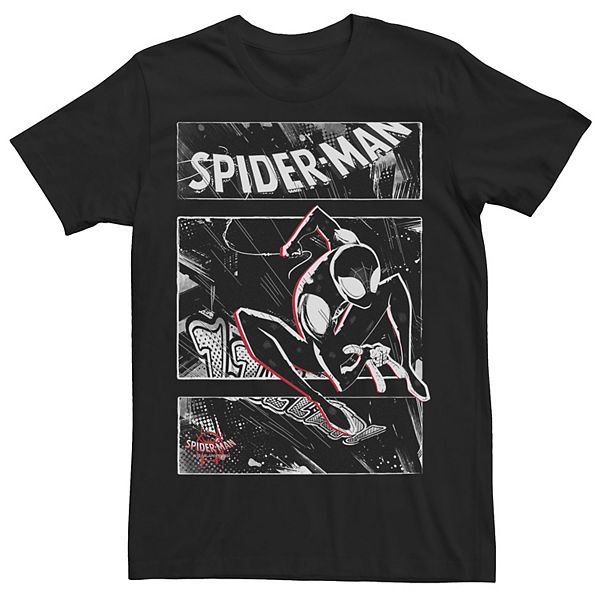 Men's Marvel Spider-Man Spiderverse Comic Retro Graphic Tee