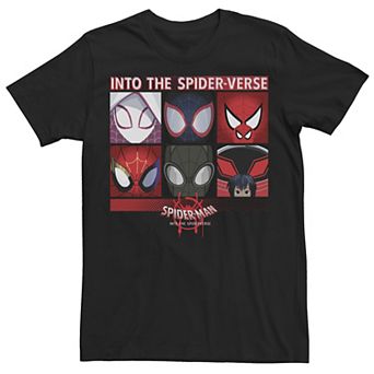 Men's Marvel Spider-Man Spiderverse Square Group Graphic Tee