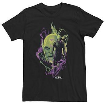 Men's Marvel Captain Marvel Talos Collage Portrait Graphic Tee