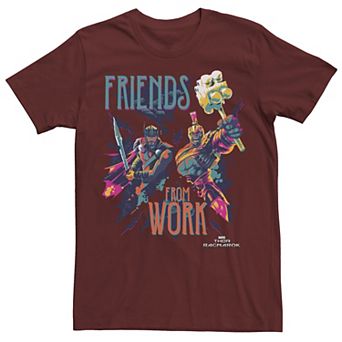 Men's Marvel Thor Ragnarok "Friends from Work" Graphic Tee