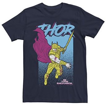 Men's Marvel Thor Ragnarok Neon Color Pop Graphic Tee