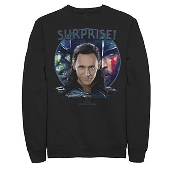 Men's Marvel Thor Ragnarok Loki "Surprise" Graphic Sweatshirt