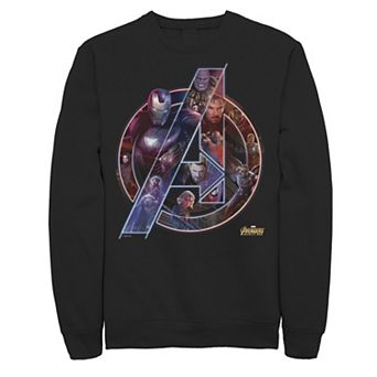 Men's Marvel Avengers Infinity War Neon Team Sweatshirt