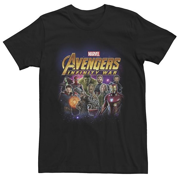 Men's Marvel Avengers: Infinity War Galaxy Heroes Tee