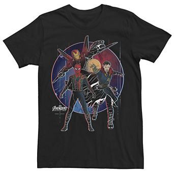 Men's Marvel Infinity War Iron Man Team-Up Tech Tee