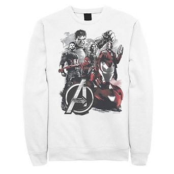 Men's Marvel Infinity War Avengers Grunge Logo Sweatshirt