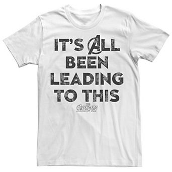 Men's Marvel Infinity War Lead To This Letter Tone Tee