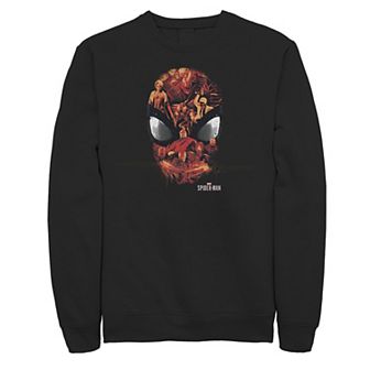 Men's Marvel Spider-Man Game Villain Collage Sweatshirt