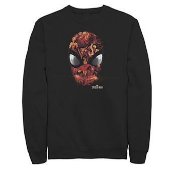 Men's Marvel Spider-Man Game Villain Collage Sweatshirt