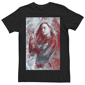 Men's Marvel Avengers: Endgame Captain Marvel Painting Tee