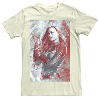Men's Marvel Avengers: Endgame Captain Marvel Painting Tee