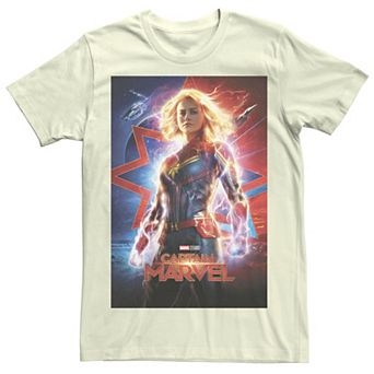 Men's Marvel Captain Marvel Movie Poster Suited Up Tee
