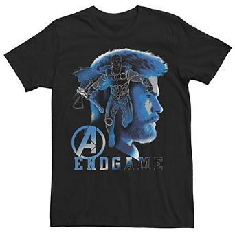 Men's Marvel Avengers Endgame Thor Silhouette Poster Tee