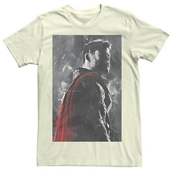 Men's Marvel Thor Distressed Painting Poster Tee