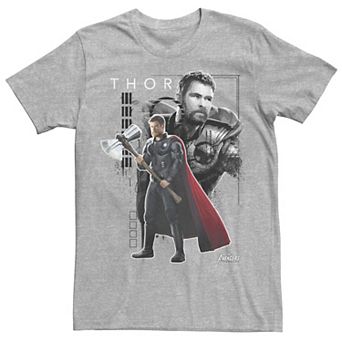 Men's Marvel Avengers Endgame Thor Collage Portrait Tee