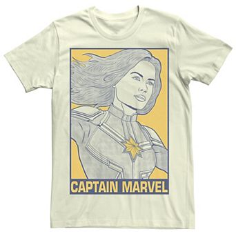 Men's Marvel Avengers: Endgame Captain Marvel Pop Art Tee