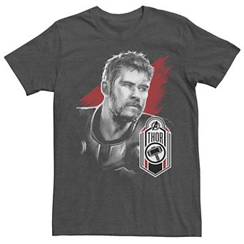 Men's Marvel Avengers Endgame Thor Tag Poster Tee