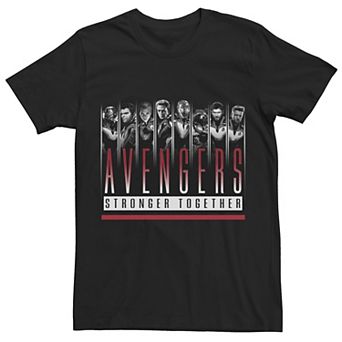Men's Marvel Avengers Endgame Stronger Together Team Group Shot Tee