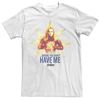 Men's Marvel Avengers Endgame Captain Marvel Logo Tee