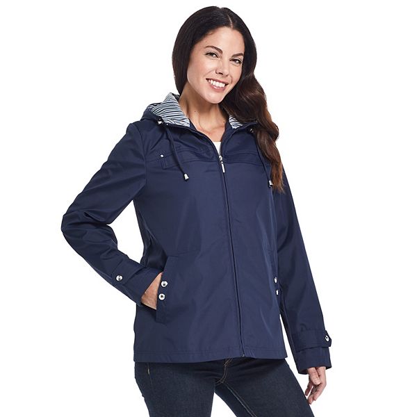 Women's Weathercast Hooded Windbreaker Jacket