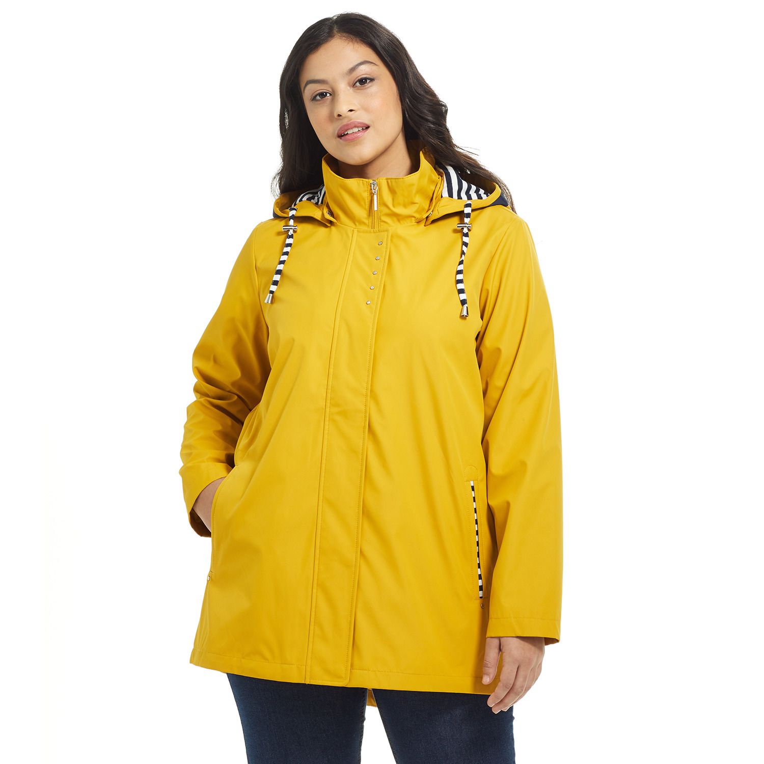 plus size rain jackets with hood