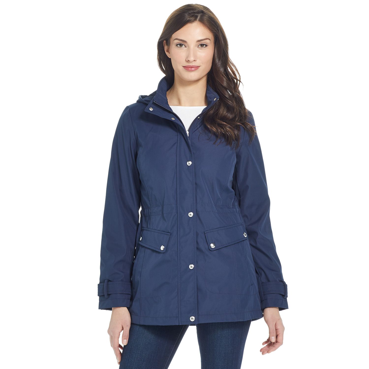 women's hooded anorak jacket