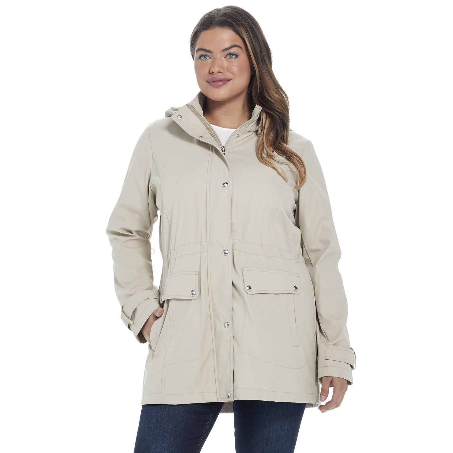 plus size anorak jacket