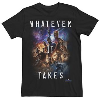 Men's Marvel Avengers: Endgame Movie Poster Whatever It Takes Tee