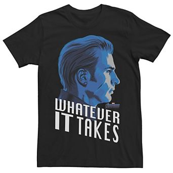 Men's Marvel Avengers: Endgame Captain America What Ever It Takes Tee