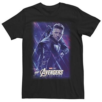Men's Marvel Avengers Endgame Hawkeye Galactic Poster Tee