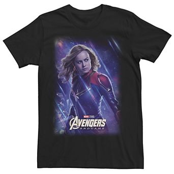 Men's Marvel Avengers: Endgame Captain Marvel Galactic Poster Tee