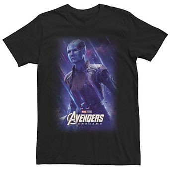 Men's Marvel Avengers: Endgame Nebula Galactic Poster Tee
