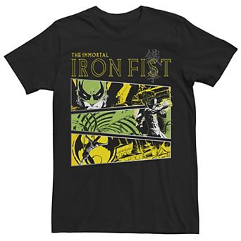 Men's Marvel Immortal Iron Fist Panels Tee