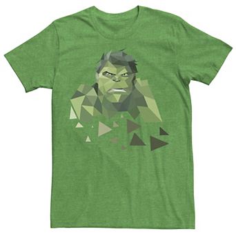 Men's Marvel Hulk Geometric Deconstructed Tee