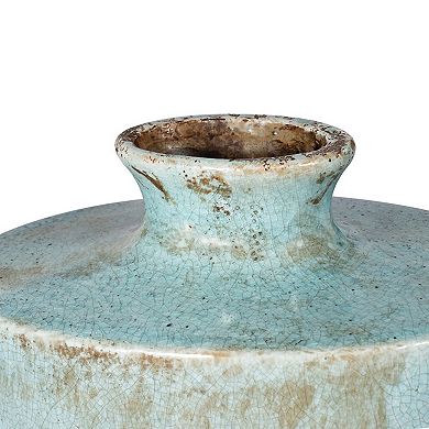 Terracotta Blue Vase